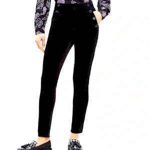 LOFT | Mariner Pants | Black | Velvet | Size 6 | excellent condition